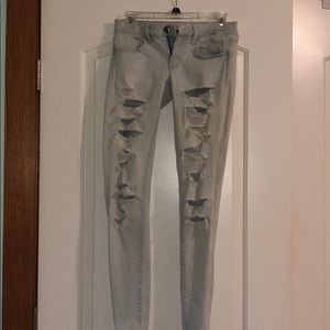 American Eagle Light Wash Jeggings